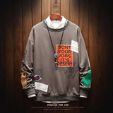 Spring New Men's Casual Sweatshirts Men's Clothing Round Neck Fashion Hip-Hop Shirts Fitted Men's Streetwear
