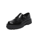 Zingj Shoes Men Korean Version Trend Casual Loafer Shoes Platform Youth Versatile Lazy Man One Foot Pedal Fashionable Men's Shoes
