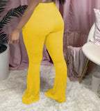 Autumn Sexy High Waist Tight Flared