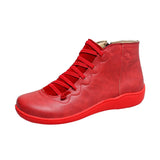 Winter Women's Shoes New Fashion Side Zipper Non-slip Wear-resistant Ankle Boots Large Size High-top Casual Short