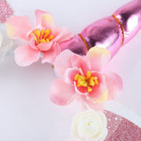 New Brand Cute Kids Women Sweet Flower Unicorn Horn Hair Band Headband Birthday Party Flower Floral Headwear