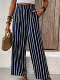 Striped Loose Casual Summer High Waist
