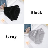 Panties For Women Comfortable Underwears Panty Sexy Lace High-Waist Underpants Female Lingerie Plus Size Ladies