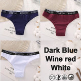 Brazilian Panties Cotton Women's Underwear Sexy Suitable Female Underpants Briefs Thong Girl Solid Color Finetoo