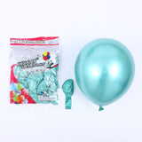 5/10/12inch Glossy Metal Pearl Latex Balloons Thick Chrome Metallic Colors helium Air Balls Globos Birthday Party