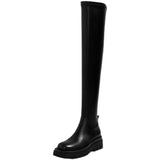 Women's Long Boots Thick Bottom Over Knee Boots Show Thin High Cylinder Elastic Skinny Skinny Boots Female Elastic