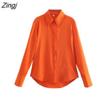 Women Fashion Turn Down Collar Yellow Breasted Casual Blouse Office Ladies Long Sleeve Shirt Chic Blusas Tops