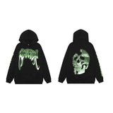 Brand Sweater Keel Smoke Couple Skull Men And Women Loose High Street Pure Cotton