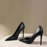 Soft-Skin High-Heeled Women's Fine Heel Sexy Pointer 2025 Spring And Autumn 2025 New French Temperament Shallow Work