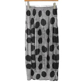 Fold Design Black Wave Half-Dress Skirt Thin Temperament Slackness Half Skirt