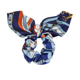 Chiffon Bowknot Silk Hair Scrunchies Women Pearl Ponytail Holder Hair Ties Hair Rope Rubber Bands Headwear Hair