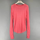 2021 Summer T Shirts Fashion Girls Tops Long Sleeve Slim T-shirts Women Cotton Pink Korean Tee Shirt Femme