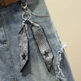 Zingj Autumn Dress New Show Thin Irregular A-Line Skirt Tall Waist Large Size Fat Mm Medium Long Denim Skirt Woman-Outfit