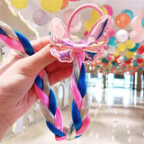 Sweet Colorful Hairpin Lovely Children Girls Hairclip Kids Cute Barrette Cartoon Extension Braider Rainbow Hair