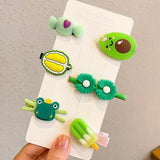 New Girls Cute Cartoon Flower Geometric Hairpins Sweet Headband Hair Ornament Barrettes Hair Clips Fashion Hair