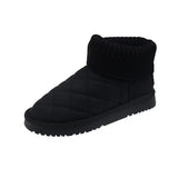 Zingj Mouth Snow Boots Women 2023 Winter New Casual Platform High-Top Cotton Shoes Women Add Thick And Velvet Cotton Boots Women-Outfit