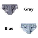 Women's Invisible Underwear Panties Intimate Briefs For Women Sexy Transparent Floral Lace Panties Seamless Panty