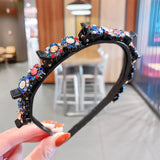 Alice Pearls Elegant Hairbands Men Women Sports Headband Double Bangs Hairstyle Make Up Hairpins Fashion Hair