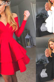 New One Shoulder Elegant Celebrity Runway Party Dress Women Work Wear Business Ruffles A-line Midi Club Dresses