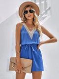 2025 New Wish Women's Casual Lace Vneck Solid Color Sleeveless