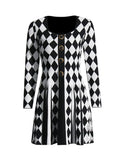 Elegant Style Dress Women Spring 2025 New Temperament Commuting Elegant Square Collar Print High-Waisted Short Skirt