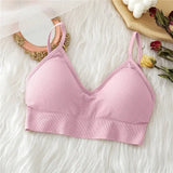 Seamless Women Tube Tops Padded Underwear U-typed Backless Streetwear Female Fitness Tops Tank