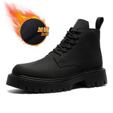 Zingj Martin Boots Male Autumn And Winter Long Tube Overalls Net Red High Street Soft Leather British Yuppie Male Boots