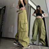 Zingj Wide Leg Casual Pants Female Hiphop Design Sense High Street Bundle Feet Loose Hot Girl Small Crowd Work