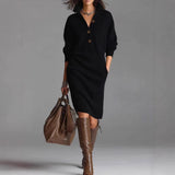Autumn/Winter 2025 New Ins Wind-Round-Necked Doll Shirt Lantern Sleeve Shirt Loose Top