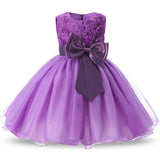 Year Old Baby Girls Dress for Newborn Girls Clothes Big Bowknot Formal Baby Girl Birthday Party Dress Christening Gown