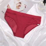 Black Women's Panties Low Waist Transparent Mesh Underpants Ladies Briefs Female Underwear Girl Panty Lingerie