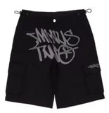 Hip-Hop Trendy Printed Overalls Shorts High Street Fashion Brand Fashionable Neuter Style Five-Cent