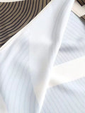 Women Fashion Spring Summer Mini Skirt Hawaiian Vacation Style Striped Skirts High Waist Lace Up Female Skirts