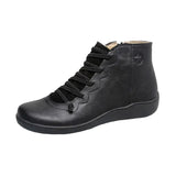 Winter Women's Shoes New Fashion Side Zipper Non-slip Wear-resistant Ankle Boots Large Size High-top Casual Short