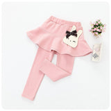 Cotton Baby Girls Leggings Lace Princess Skirt-pants Spring Autumn Children Slim Skirt Trousers for 2-6 Years Kids