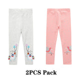 Girl Leggings Trousers Kids Pants Elastic Waistband Girls Pants Skinny Print Cartoon Unicorn Children Leggings