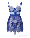 Zingj Fashion Sexy Lace Sleeping Dress