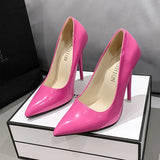 Fashion High Heel Sandals Tip, Shallow Mouth Cover, Thin High Heel Single Shoes, Large Size Fashion High