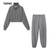 2021 Two Piece Sets Woman Tracksuit Tops+pants Casual Outfit ensemble femme clothing set dresy