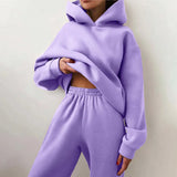 And Winter Women's Casual Fashion Thick Long-Sleeved Trousers Two