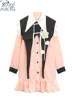 2023 Kawaii Lolita Cosplay Loli Dress Sweet Loose Robe Full Sleeve Cute Ruffles Dresses Harajuku Vestidos Midi