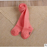 0-6Yrs Children Spring/Autumn Tights Cotton Baby Girl Pantyhose Kid Infant Knitted Collant Tights Soft Infant