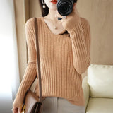 Zingj New Spring And Autumn V-Neck Vertical Knit Short Sleeve Women's Collar Slim Solid Color Wool Undershirt Jacket-Outfit