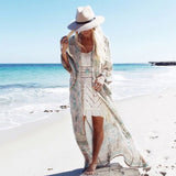 Arrivals Beach Cover up Print Chiffon Swimwear Ladies Kaftan Beach Cape Bathing Suit Cover ups Robe de Plage Beachwear