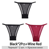 Transparent Floral Lace Panties Women Low-Waist Underpant Hollow Out Thong Female G-String Underwear Lingerie