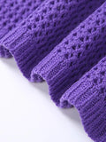Crochet Knit Skirt Set- Outfit