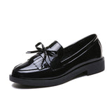 Zingj Size Small Leather Shoes Korean Version Summer Shoes With Skirt Single Shoes Female Low Top Casual Shoes Grandma