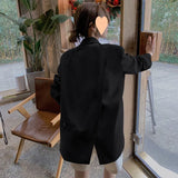 Zingj Autumn Dress New Sense Chic Gray Small Suit Jacket Female Small Person Design Sense Niche Suit-Outfit