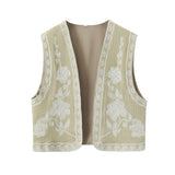 New Embroidery Cardigan Fashion Vest