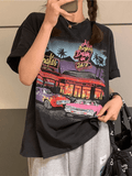 Motel Graphic Short Sleeve Tee- Outfit